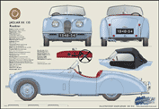 Jaguar XK120 Roadster (disc wheel) 1948-54